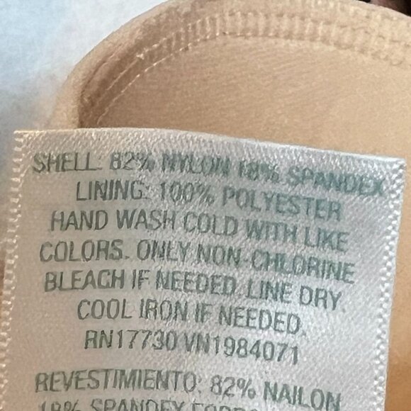 Leopard Print Ruffle Swim Skirt L 12-14 Kona Sol Nylon/Spandex Neutral - Picture 3 of 14